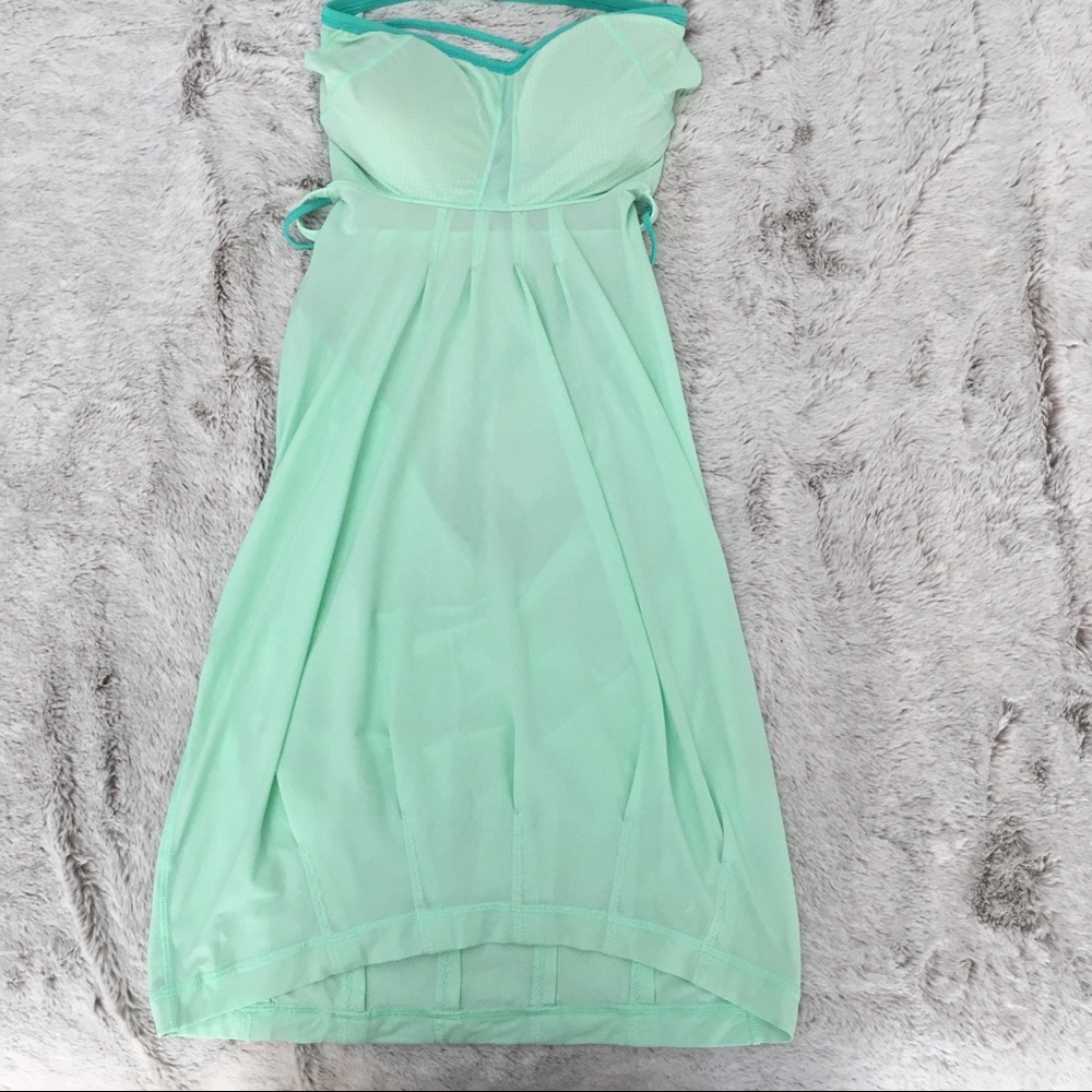 Lululemon Mint Green Open Back Strappy Top Size 6